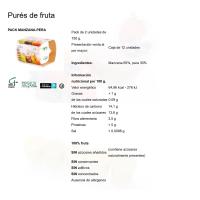 Compota de manzana y pera GALIFRESH, pack 2x150 g