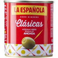 Aceitunas rellenas de anchoa LA ESPAÑOLA, lata 100 g
