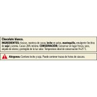Chocolate blanco EROSKI BASIC, pack 3x75 g