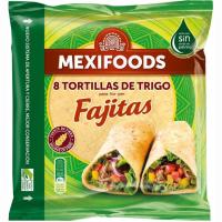 Tortilla Wrap para fajitas MEXIFOODS, paquete 320 g