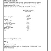 Chorizo extra de León EMBULLION, pieza 450 g