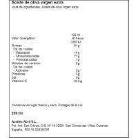 Aceite de oliva virgen extra para ensaladas ABRIL, spray 200 ml