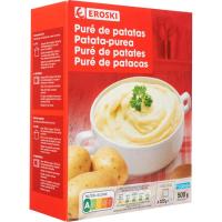 Puré de patatas EROSKI, pack 4x125 g