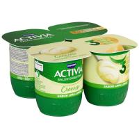 Activia cremoso sabor lima-limón DANONE, pack 4x120 g