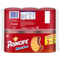 Galleta PRÍNCIPE MAXICHOC, pack 3x250 g