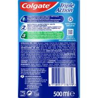 Enjuague bucal triple acción COLGATE, botella 500 ml