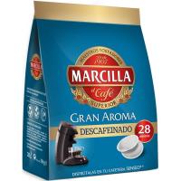 Café descafeinado compatible Nespresso MARCILLA, paquete 28 uds