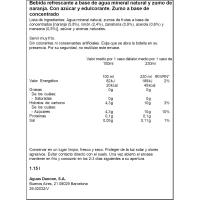 Agua con zumo de naranja FONT VELLA Levité, botella 1,25 litros