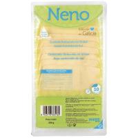 Queso semigraso bajo en sal NENO, lonchas, bandeja 200 g