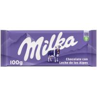 Chocolate con leche MILKA, tableta 100 g