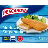 Filete de merluza empanado PESCANOVA, caja 340 g