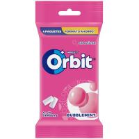 Chicle Bubblemint en grangea ORBIT, pack 4x14 g
