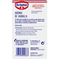 Aroma de vainilla DR. OETKER, bote 8 ml