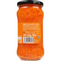 Zanahoria en tiras EROSKI, frasco 180 g 