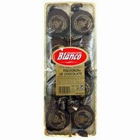 Polvorón de chocolate PRODUCTOS BLANCO, bandeja 300 g