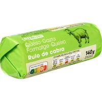 Queso rulo de cabra EROSKI, rulo 140 g