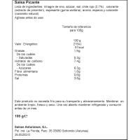 Salsa picante SALSAS ASTURIANAS, frasco 105 g