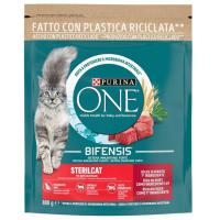 Allimento de buey gato esterilizado PURINA ONE, paquete 800 g