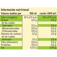 Refresco de limón Zero EROSKI, botella 2 litros