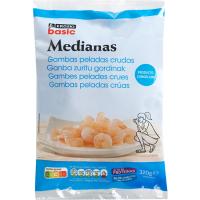 Gamba pelada mediana EROSKI basic, bolsa 320 g