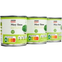 Guisante muy fino EROSKI BASIC, pack 3x140 g