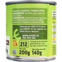 Guisante extrafino EROSKI, pack 3x140 g