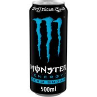 Bebida energética Absolutely zero MONSTER, lata 50 cl