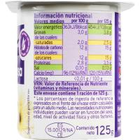 Preparado lácteo s/ lactosa natural azucar. EROSKI, pack 4x125 g