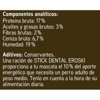 Hueso dental para perro EROSKI, paquete 180 g