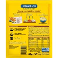 Sopa baja en sal-grasa GALLINA BLANCA, sobre 68 g