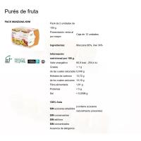 Compota manzana-kiwi FRESHCUT, pack 2x150 g