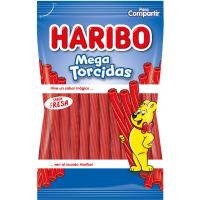 Mega torcidas fresa HARIBO, bolsa 160 g