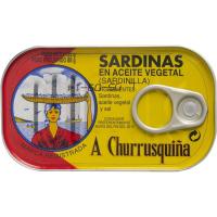 Sardinilla vegetal CHURRUSQUIÑA, lata 125 g