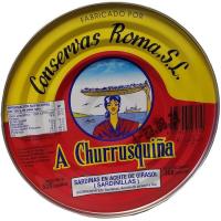 Sardinilla en aceite vegetal CHURRUSQUIÑA, lata 525 g