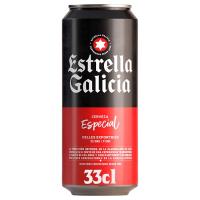Cerveza especial ESTRELLA GALICIA, lata 33 cl