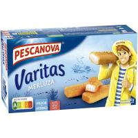 Varitas de merluza empanadas PESCANOVA, caja 300 g