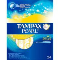 Tampón regular TAMPAX Pearl, caja 24 uds