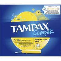 Tampón regular TAMPAX Compak, caja 22 uds.