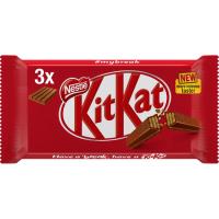 Barrita de chocolate con leche KIT KAT, pack 3x41,5 g