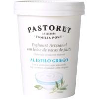 Yogur artesano al estilo griego PASTORET, tarrina 500 g