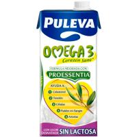 Preparado lácteo s/ lactosa PULEVA OMEGA3 PROESS., brik 1 litro