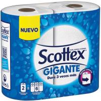 Papel de cocina gigante SCOTTEX, paquete 2 rollos