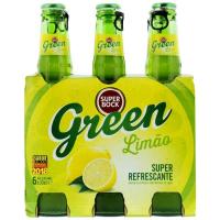 Cerveza sabor limón SUPERBOCK GREEN, pack 6x33 cl