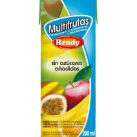Nectar multifrutas sin azúcar añadido READY, pack 6x200 ml