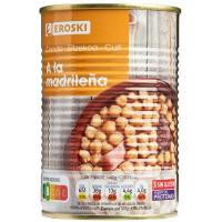 Cocido madrileño EROSKI, lata 440 g