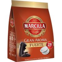 Café fuerte MARCILLA, paquete 28 monodosis