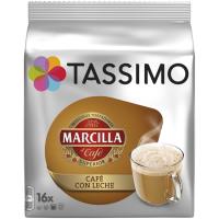 Café con leche TASSIMO Marcilla, paquete 16 monodosis