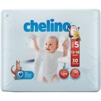 Pañal 13-18 kg Talla 5 CHELINO, paquete 30 uds