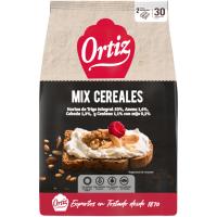 Pan tostado multicereal ORTIZ, 30 rebanadas, paquete 288 g