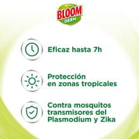 Repelente de mosquitos loción tropical BLOOM, spray 100 ml